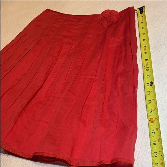 J. Crew Pleated Flower Skirt. - Picture 5 of 8